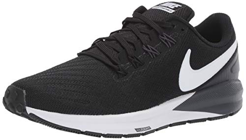 Nike Air Zoom Structure 22, Zapatillas de Correr Mujer, Negro (Black/White/Gridiron 002), 43 EU