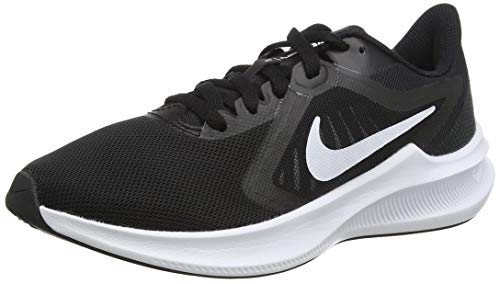 NIKE Downshifter 10, Zapatillas Mujer, Black/White-Anthracite, 38 EU