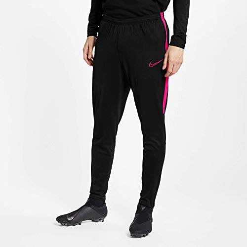 NIKE M NK Dry Acdmy Pant Kpz Sport Trousers, Hombre, Black/Hyper Pink/Hyper Pink, M