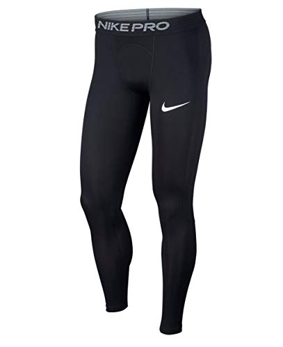 NIKE Pro Tights Leggins, Hombre, Negro (Black/Anthracite/White), S