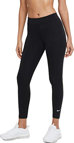 NIKE Sportswear Essential Leggings, Black/(White), XS Womens