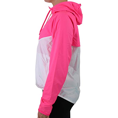 Nike Sportswear Windrunner - Chaqueta para mujer, color rosa Rosa (Hyper Pink/White) XL