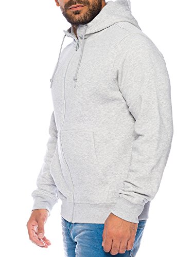 Nike Team Club Fz Hoody - Sudadera con capucha para hombre, color Gris (Grey Heather/Football White), talla S