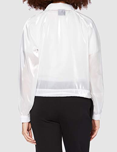 NIKE W NSW Air Jkt Sheen - Chaqueta Deportiva para Mujer, Color Blanco y voltios, Talla M