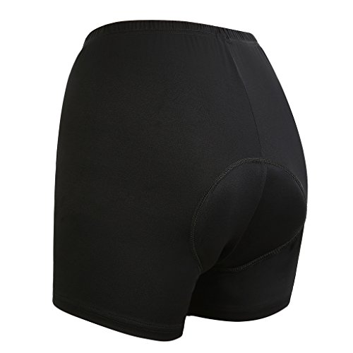 NONMON Pantalones Cortos Ciclismo para Mujeres y Niñas,3D Acolchado de Gel Transpirable Calzoncillos Braguitas Ropas Interior para Bicicleta MTB Bici Ciclista Ciclismo,Azul L