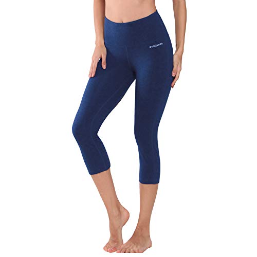 Ogeenier 3/4 Mallas Deportivas Mujer Pantalón Deportivo de Mujer Malla Deportivas Leggings para Yoga Fitness Gimnasio Running Estiramiento Pilates