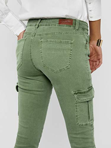 Only 15170889 Pantalones, Verde (Oil Green Oil Green), Talla Única (Talla del Fabricante: 40) para Mujer