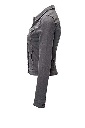 Only GE LESTA - Chaqueta vaquera para mujer Dark Grey Denim 38