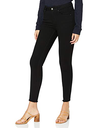 Only Onlblush Mid SK ANK Rawjns Rea2343 Noos Vaqueros Skinny, Negro (Black Denim), W33/L30 (Talla del Fabricante: X-Large) para Mujer