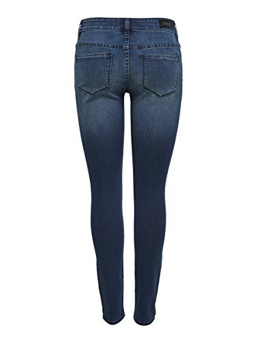 Only onlCARMEN REG SK DNM Jeans CRY1602 Noos Vaqueros Skinny, Azul (Dark Blue Denim), W28/L30 para Mujer