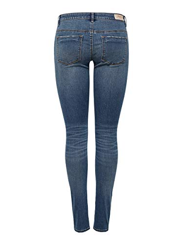 Only Onlcoral Superlow SK JNS BB Crya041 Noos Vaqueros Skinny, Azul (Dark Blue Denim Dark Blue Denim), 34/L30 (Talla del Fabricante: 25) para Mujer