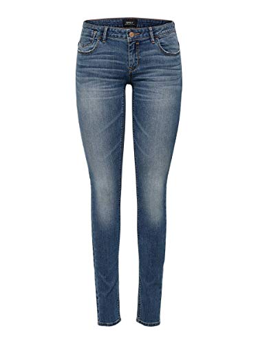 Only Onlcoral Superlow SK JNS BB Crya041 Noos Vaqueros Skinny, Azul (Dark Blue Denim Dark Blue Denim), 38/L32 (Talla del Fabricante: 30) para Mujer