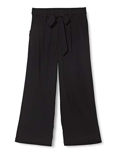 Only Onlnova Life Crop Palazzo Pant Solid Wvn Pantalón, Negro, 36 para Mujer