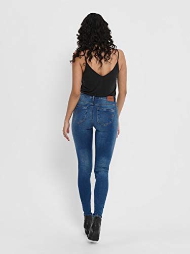 Only Onlpaola HW SK Dnm Jeans Azg0007 Noos Vaqueros Skinny, Azul (Medium Blue Denim), W29/L32 (Talla del Fabricante: Medium) para Mujer