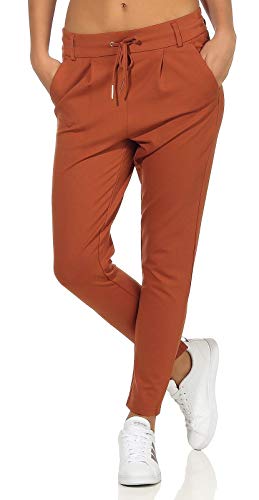 Only ONLPOPTRASH Easy Colour Pant PNT Noos Pantalones, Marrón (Ginger Bread Ginger Bread), 38/L34 (Talla del Fabricante: Medium) para Mujer