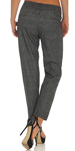 Only Onlpoptrash Soft Check Pant Noos Pantalones, Gris (Black Checks: Cloud Dancer), W29/L30 (Talla del Fabricante: Medium) para Mujer