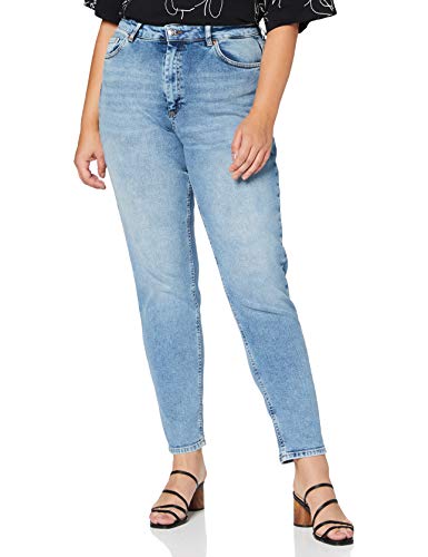 ONLY Onlveneda Life Mom Jeans Rea7452 Vaqueros, Mezclilla Azul Claro, XS/L30 para Mujer