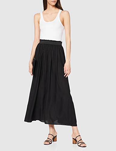 Only Onlvenedig Paperbag Long Skirt Wvn Noos Falda, Negro (Black Black), 44 (Talla del Fabricante: X-Large) para Mujer