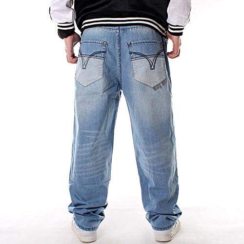 Pantalones de Baile Callejero de Moda Estilo Hip Hop de los Hombres Pantalones de Rap Pantalones Rap