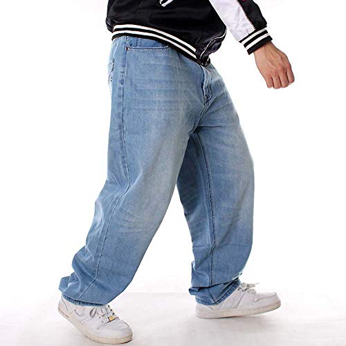 Pantalones de Baile Callejero de Moda Estilo Hip Hop de los Hombres Pantalones de Rap Pantalones Rap