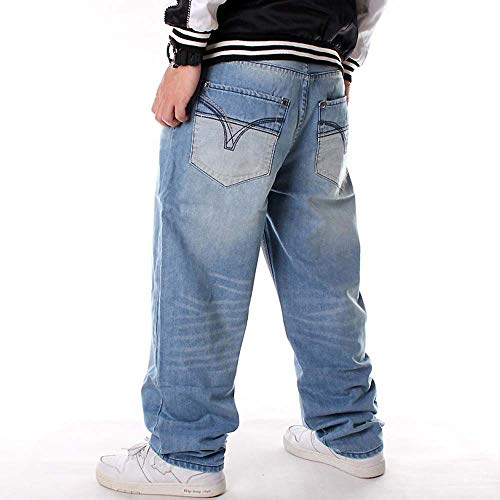 Pantalones de Baile Callejero de Moda Estilo Hip Hop de los Hombres Pantalones de Rap Pantalones Rap