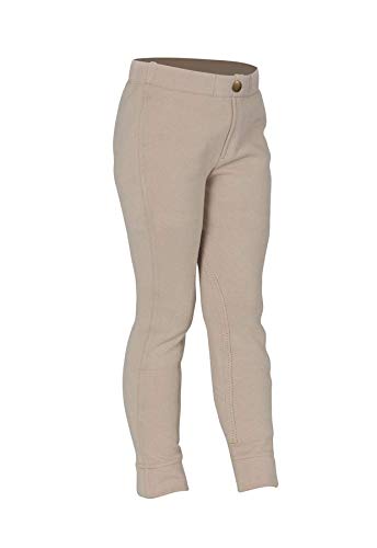 Pantalones de montar a caballo tipo Wessex de Shires para niños, Niña, color beige, tamaño 3-4 años