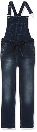 Pepe Jeans Chalk Bowie Pantalones de Peto, (10oz Dark Used True Blue Od Bleu Denim 000), 2 años para Niñas