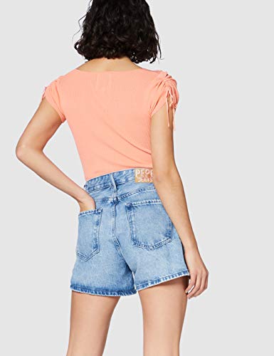 Pepe Jeans DUA Short Bañador, Azul (Denim 000), 36 (Talla del Fabricante: 26) para Mujer