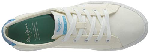 Pepe Jeans Kenton Bass, Zapatillas Mujer, 800 Blanco, 37 EU