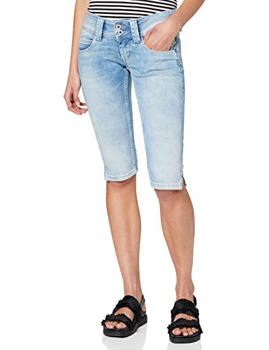 Pepe Jeans Short, Azul (Denim 000), W30 para Mujer