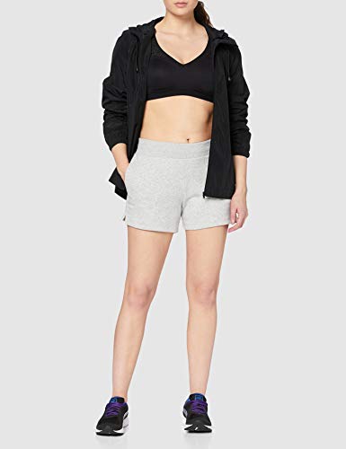 PUMA ESS Sweat Shorts TR Pants, Mujer, Light Gray Heather, M