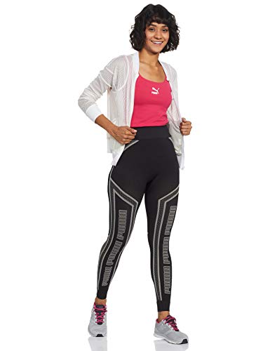 PUMA Evostripe Evoknit 7/8 Tight Mallas Deporte, Mujer, Puma Black, S