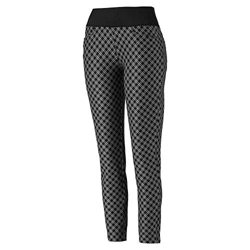 PUMA Pantalón a Cuadros Pwrshape 2019 para Mujer, Mujer, Pantalones, 577955, Negro (puma Black), M