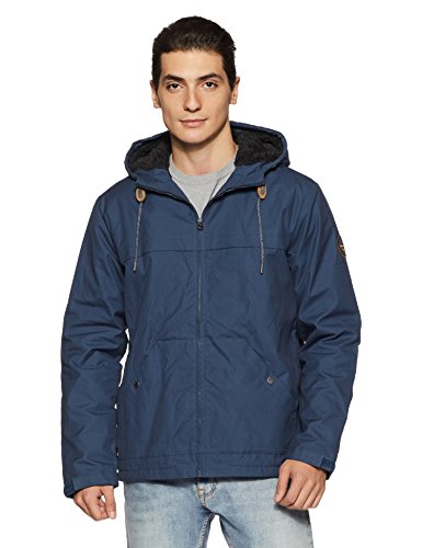 Quiksilver Wanna Chaqueta, Hombre, Azul, L