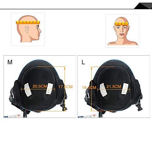 QYWSJ Casco de Esquí, Casco de Snowboard de Esquí Deportes de Nieve Ajustable, Forro Polar a Prueba de Viento, para Hombres, Mujeres, Niños (L/M/S)