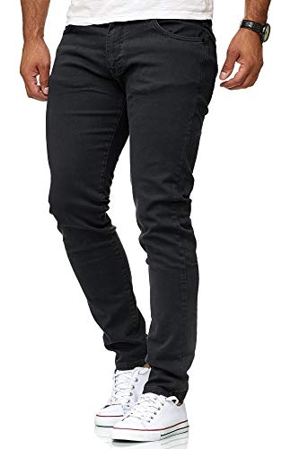 Redbridge Vaqueros Hombres Pantalones Denim Colored Slim Fit Negro W34 L32