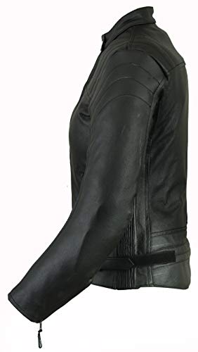 RIDEX LJ6 chaqueta de piel de moto, mujer