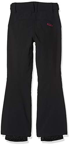 Roxy Creek-Pantalón Shell para Nieve para Mujer, Niñas, True Black, 10/M