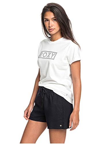 Roxy Epic Afternoon - Camiseta para Mujer Camiseta, Mujer, Snow White, L