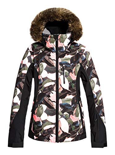 Roxy Jet Ski - Chaqueta Para Nieve Para Chicas Chaqueta Para Nieve, Mujer, living coral plumes, S