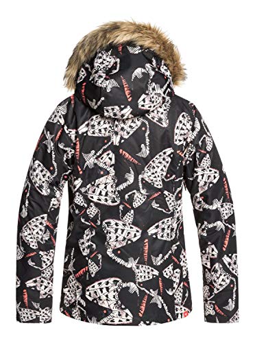 Roxy Jet Ski - Chaqueta Para Nieve Para Chicas Chaqueta Para Nieve, Mujer, true black impressions, XL