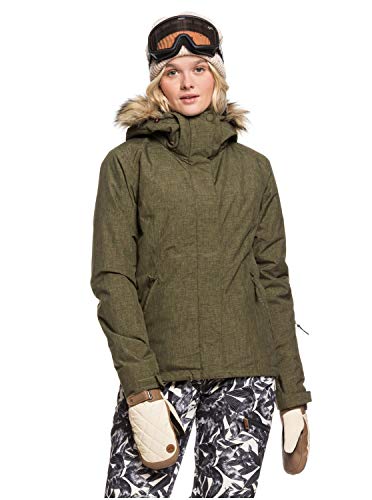 Roxy Jet Ski - Chaqueta Para Nieve Para Mujer Chaqueta Para Nieve, Mujer, ivy green, XL