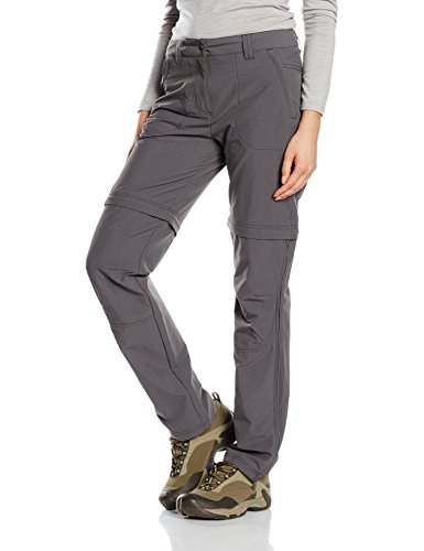 SALEWA Fanes Valpar Dry W 2/1 REG PNT Pantalón, Mujer, Negro (Magnet), 44/38 (M)