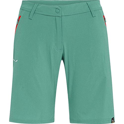 SALEWA Talvena DST W Shorts Pantalones Cortos, Mujer, Feldspar Green, 46/40