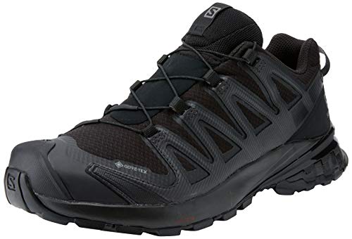 Salomon XA Pro 3D V8 W, Zapatillas De Trail Running Y Sanderismo Impermeables Versión Màs Ligera Mujer, Negro (Black/Black/Phantom), 39 1/3 EU