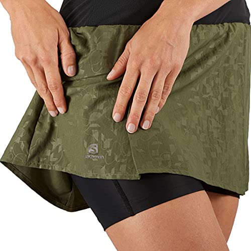 SALOMON XA Skort Falda Pantalones Cortos Mujer Trail Running Sanderismo