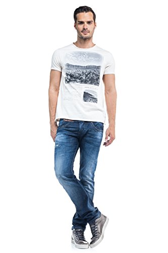 Salsa Jeans - Camiseta Hombre Manga Corta Salsa JEANS1130711018 - XL, Beige