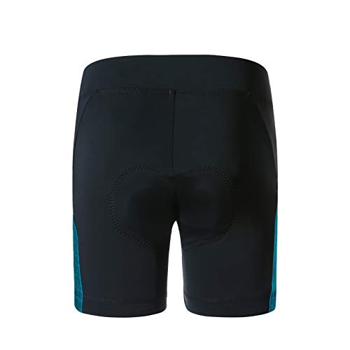 Santic Pantalon Ciclismo Mujer Corto Pantalones Bicicleta Mujer Calzoncillos Ciclismo Mujer Verde EU XS