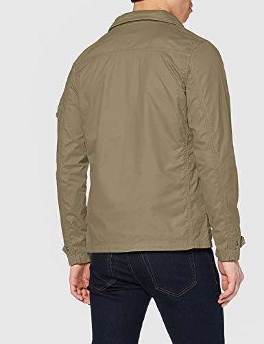 Schott NYC Nielsen Chaqueta, Verde (Kaki Kaki), Medium para Hombre