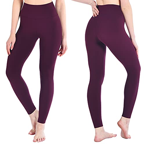 SINOPHANT Mallas de deporte de mujer, Leggins Pantalon Deporte Yoga, Leggings Mujer Fitness Suaves Elásticos Cintura Alta Para Reducir Vientre